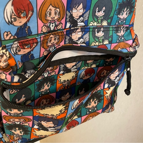 My Hero Academia Funimation Full Color All Over Print Backpack School Bag Unisex - Picture 7 of 12